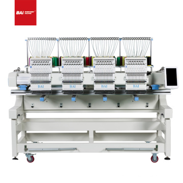 Bai High Speed ​​4 Heads Informatize Cap-thiirt Machine de broderie pour commercial